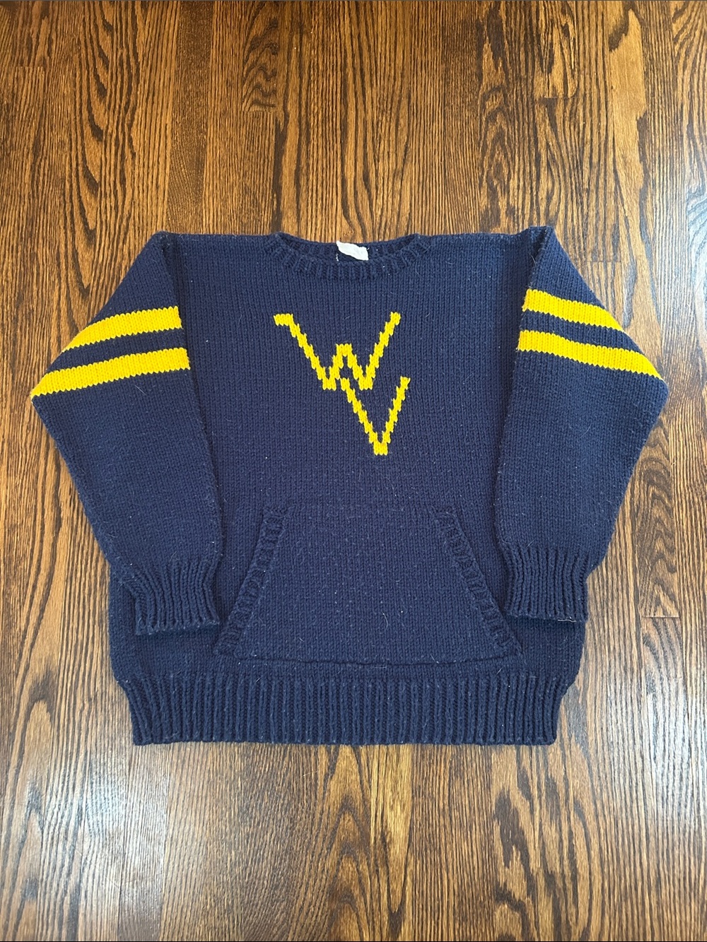 Vintage 80s West Virginia Knit Sweater